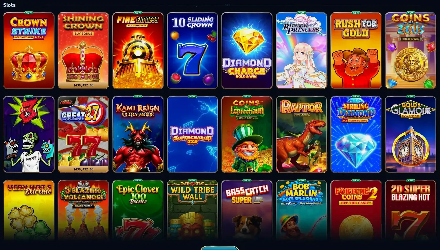 Oshi Casino Konto Login Bereich