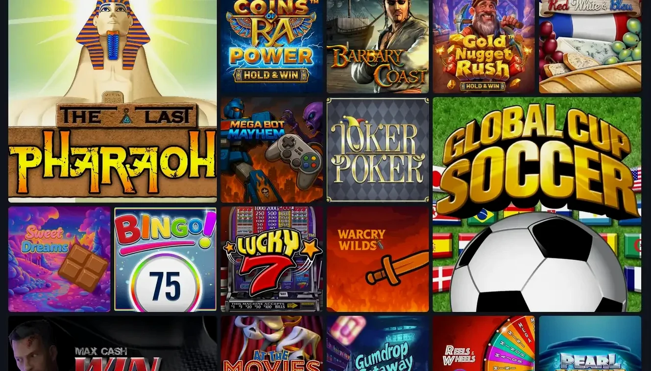 Oshi Casino App auf dem Smartphone mit Slot-Spielen